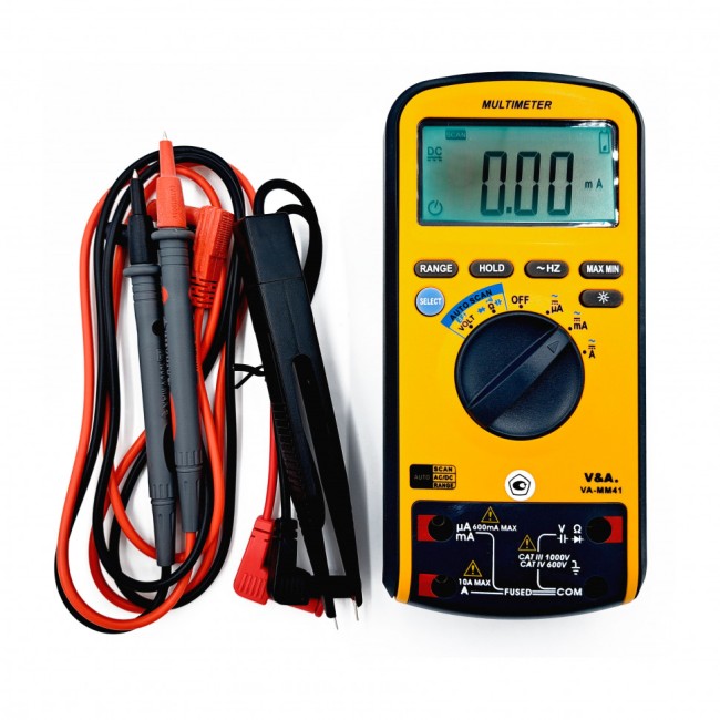 Мультиметр цифровой с повышенной защитой VA-MM41