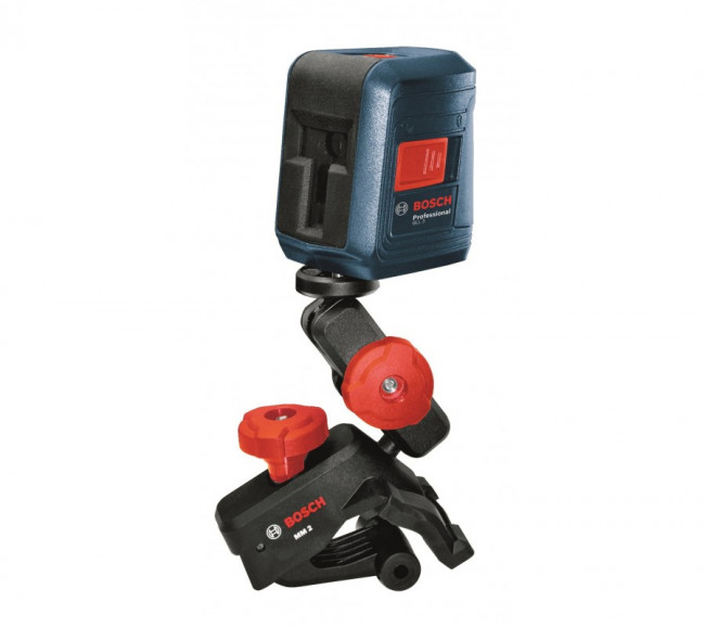 Лазерный уровень BOSCH GLL 2 с держателем MM2