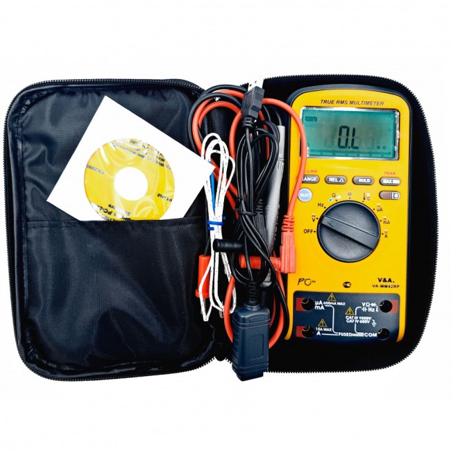Мультиметр цифровой с повышенной защитой VA-ММ42RP Мультиметр цифровой с повышенной защитой VA-ММ42RP
