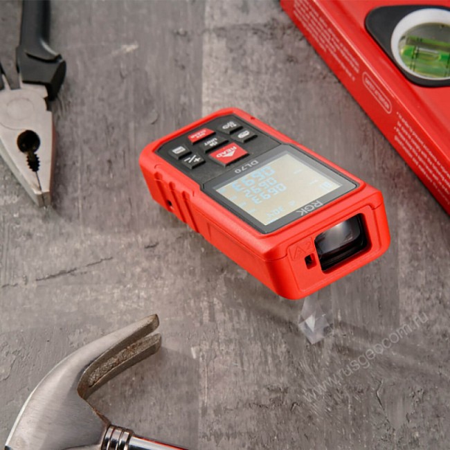 Лазерный дальномер RGK DL70 (с поверкой) Лазерный дальномер RGK DL70 (с поверкой)