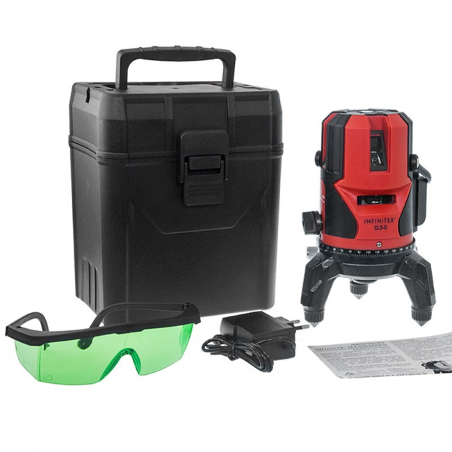 Лазерный уровень Condtrol INFINITER CL3-G с зелёным лучом