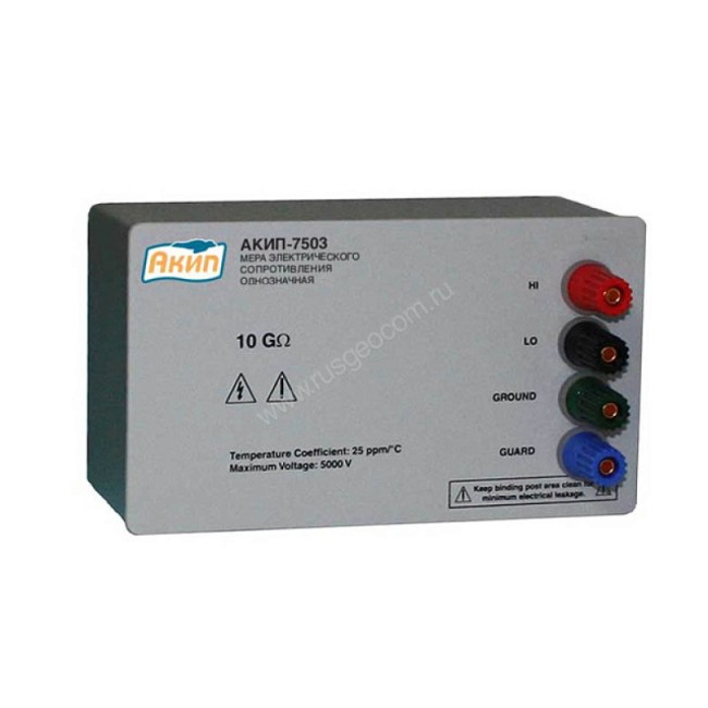 Мера сопротивления АКИП-7503-100кОм Мера сопротивления АКИП-7503-100кОм