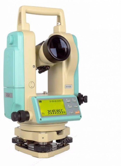 Электронный теодолит RGK T-20 (оптический отвес) с поверкой