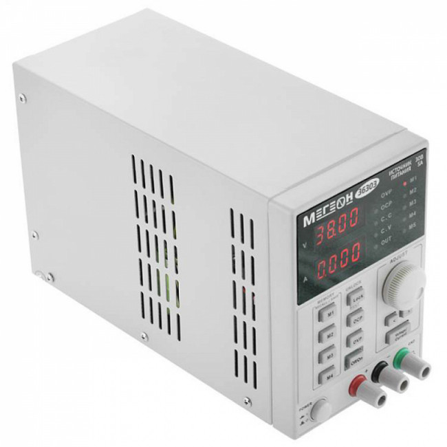 Одноканальный программируемый линейный источник питания МЕГЕОН 36303