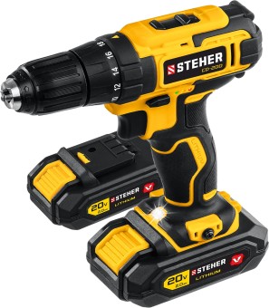 Дрель-шуруповерт CD-200-2 STEHER 2 АКБ Дрель-шуруповерт CD-200-2 STEHER 2 АКБ