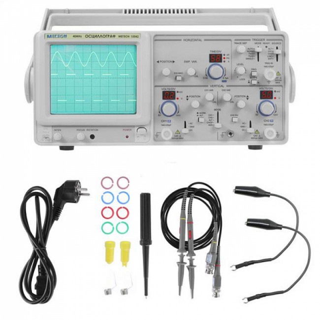 Осциллограф аналоговый двуканальный МЕГЕОН 15042 Осциллограф аналоговый двуканальный МЕГЕОН 15042