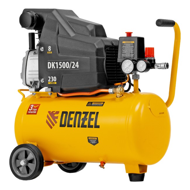 Компрессор коаксиальный воздушный DK1500/24 Х-PRO Denzel Компрессор коаксиальный воздушный DK1500/24 Х-PRO Denzel