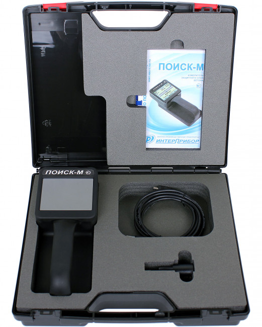 Измеритель толщины защитного слоя бетона ПОИСК-М Измеритель толщины защитного слоя бетона ПОИСК-М
