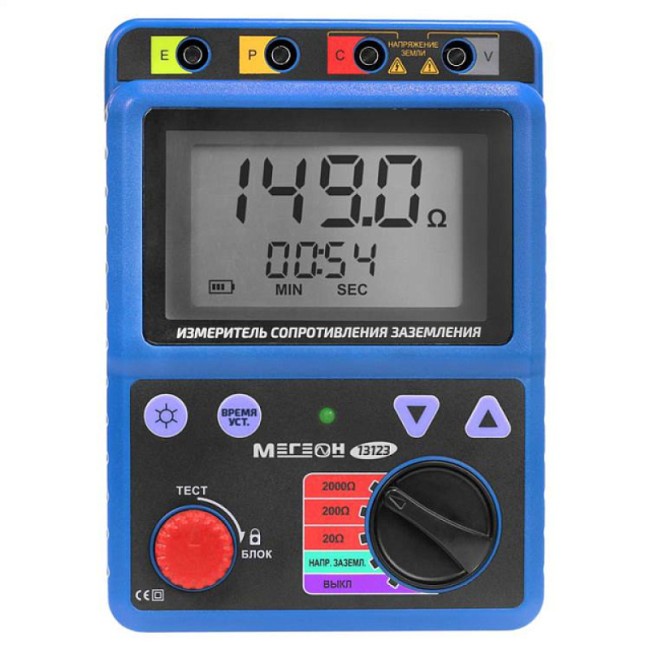 Измеритель сопротивления заземления МЕГЕОН 13123 Измеритель сопротивления заземления МЕГЕОН 13123