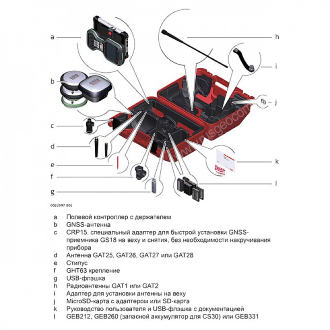 Комплект GNSS-приемника Leica GS16 GSM, Rover CS20 Комплект GNSS-приемника Leica GS16 GSM, Rover CS20
