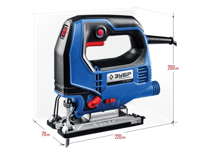 Электрический лобзик ЛП-500 ЗУБР