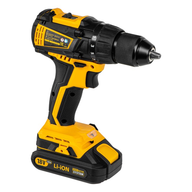 Дрель-шуруповерт аккумуляторная BLDL-IB-18-02 Denzel