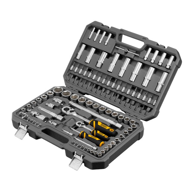 Набор инструментов 1/2", 1/4" 109 предметов Denzel