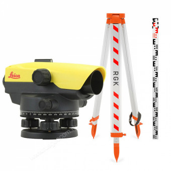 Комплект оптический нивелир Leica NA 520 с поверкой штатив рейка - 3 в 1 Комплект оптический нивелир Leica NA 520 с поверкой штатив рейка - 3 в 1