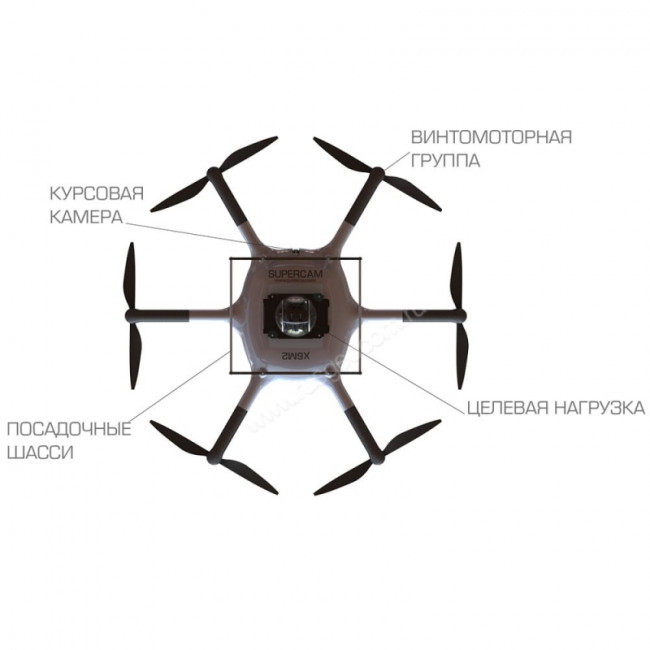 Гексакоптер Supercam X6M2