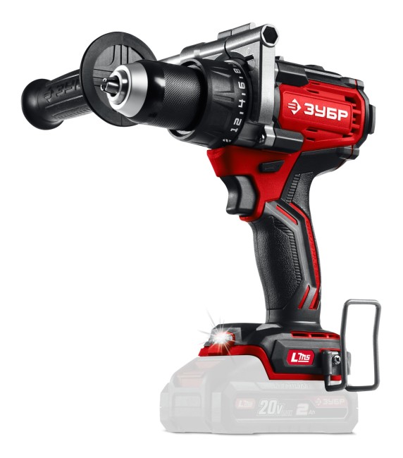 Бесщеточная дрель-шуруповерт ДБ-165 ЗУБР 20 В, 165 Н·м, без АКБ (LMS)