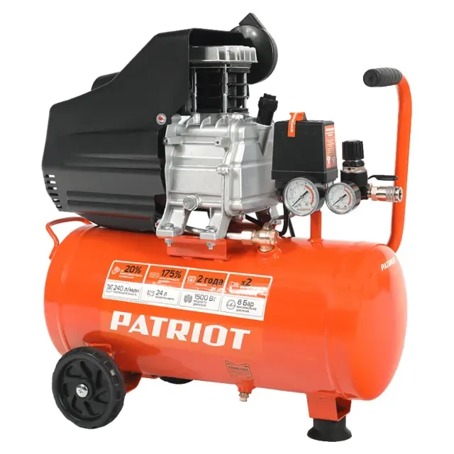 Компрессор поршневой масляный Patriot EURO 24-240 Компрессор поршневой масляный Patriot EURO 24-240